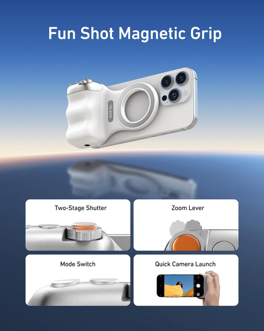 TELESIN Magnetic Selfie Ring Light