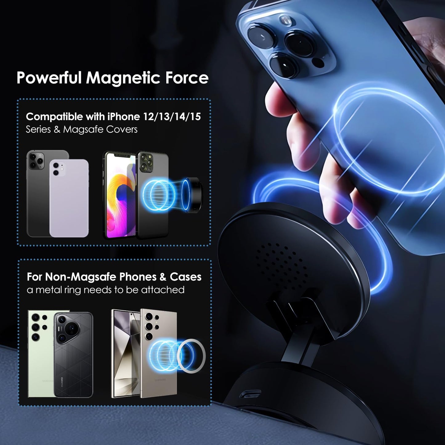 Magnetic Suction Car Phone Mount