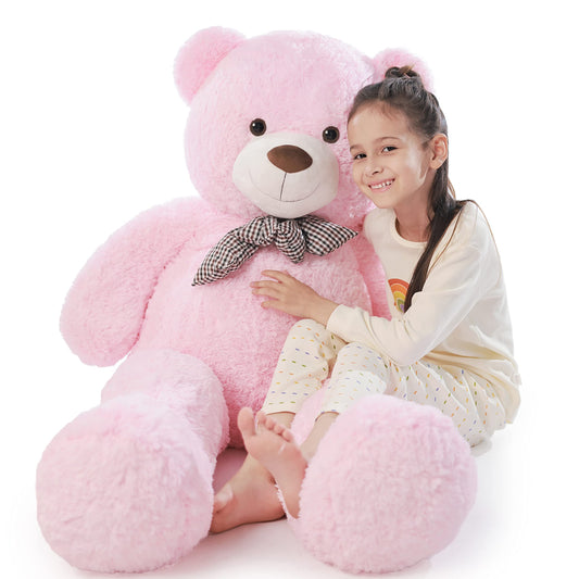 Giant 4Ft Pink Teddy Bear Perfect Gift for Her