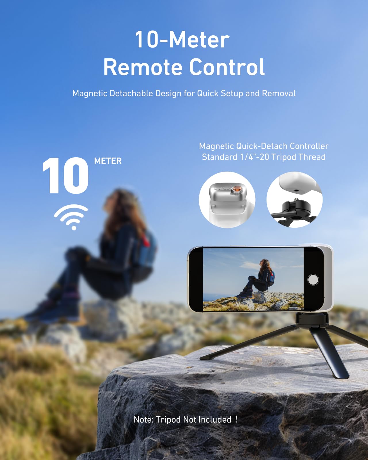 TELESIN Magnetic Selfie Ring Light