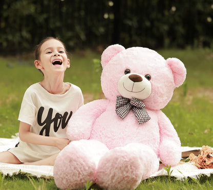 Giant 4Ft Pink Teddy Bear Perfect Gift for Her