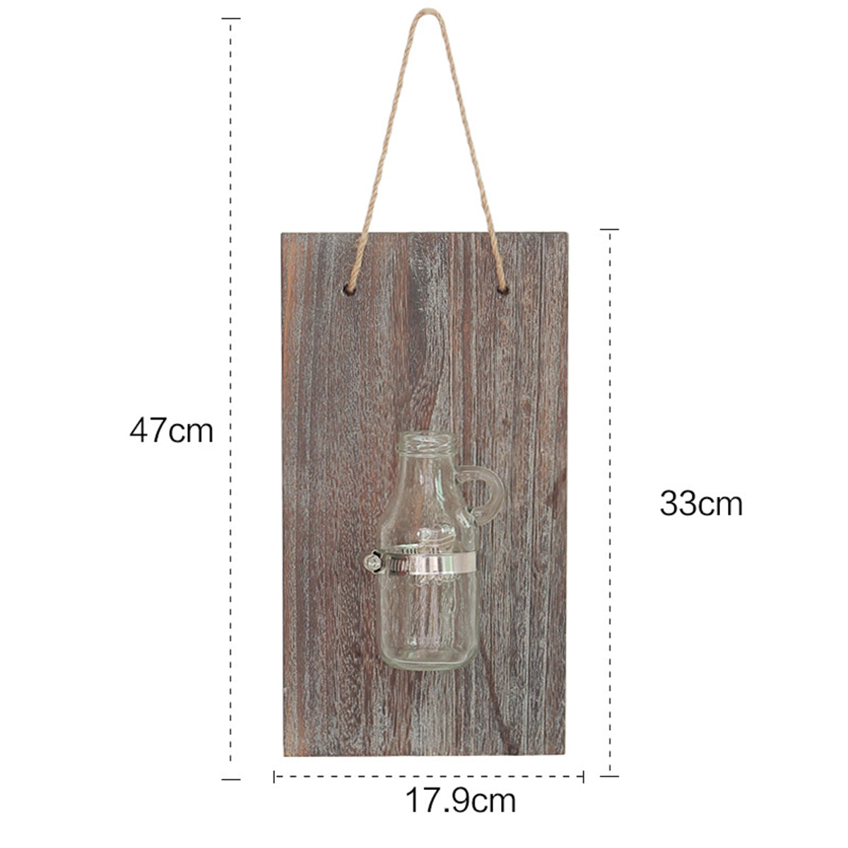 Wall Mount Decoration Piece With Jar