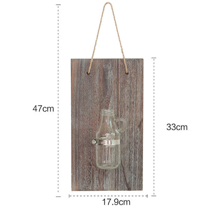 Wall Mount Decoration Piece With Jar