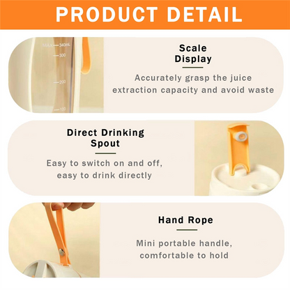 Portable Electric Juice Cup Multi-function Fruit Juicer