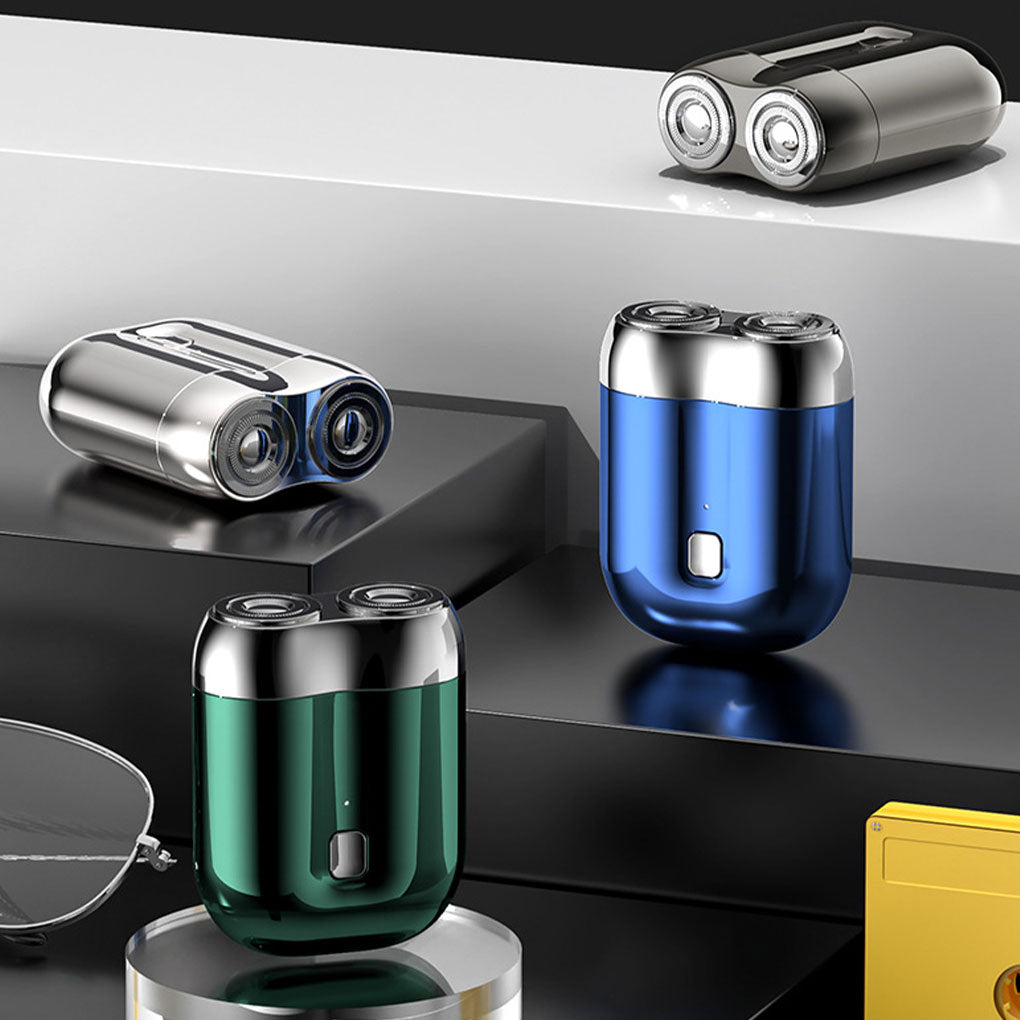 Mini Shavers for Men, Washable Double Head