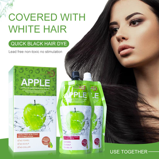 Natural Hair Color Apple Cream