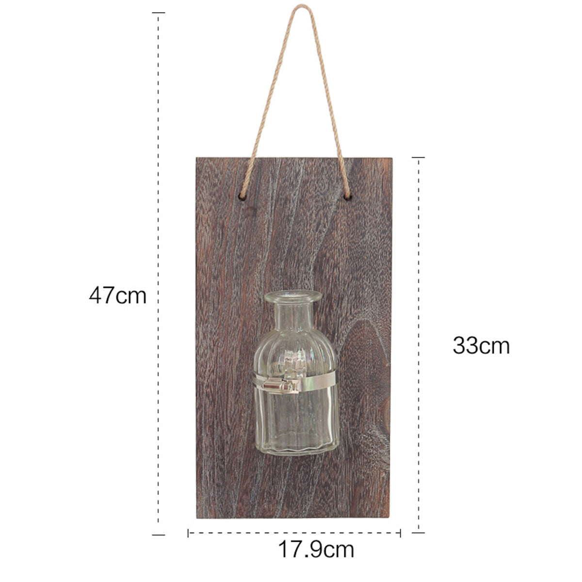 Wall Mount Decoration Piece With Jar