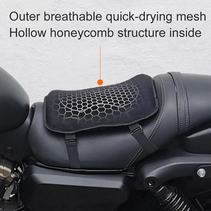 3D Gel Honeycomb Motorcycle Seat Cushion