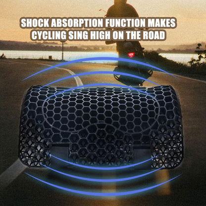 3D Gel Honeycomb Motorcycle Seat Cushion