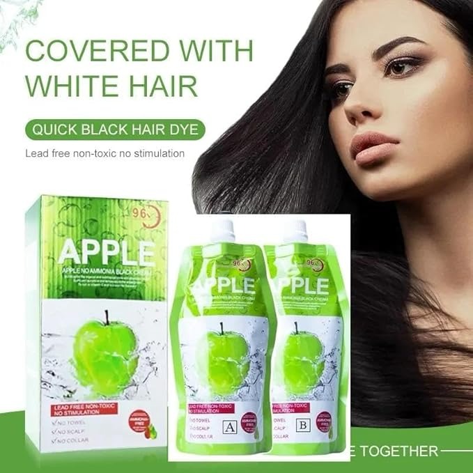 Natural Hair Color Apple Cream
